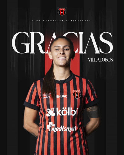Fabiola Villalobos deja de ser jugadora de Liga Deportiva Alajuelense