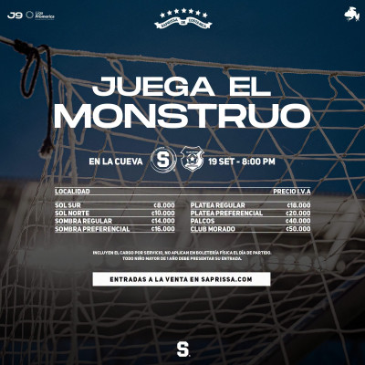 Saprissa calienta La Cueva y pone a la venta las entradas ante Herediano